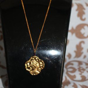 Vintage Beautiful Jools Necklace Lady Art Nouvesu Style New 1980's - 90s